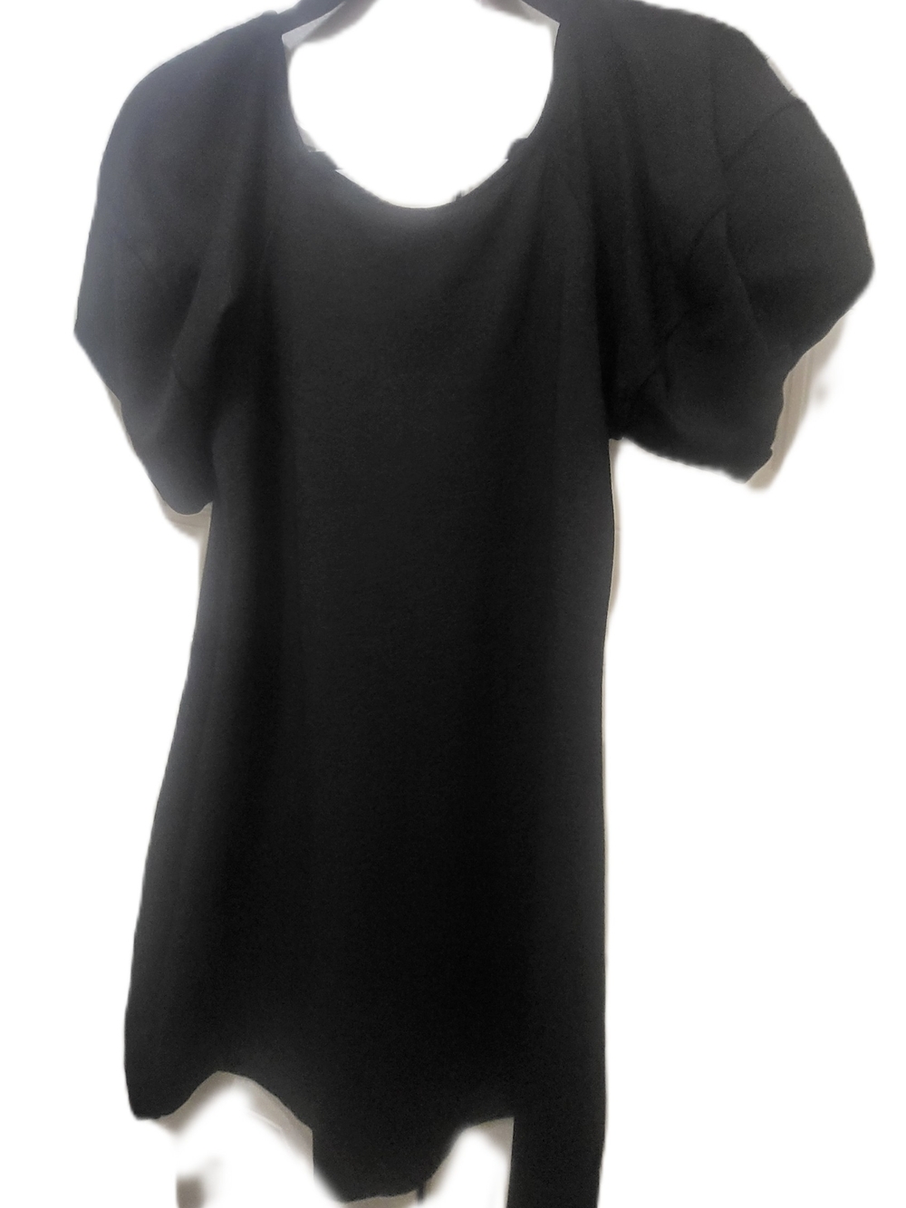 Zara Black Puff Sleeve Tunic Dress